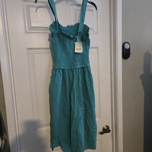 a.n.a Teal Women's Dress